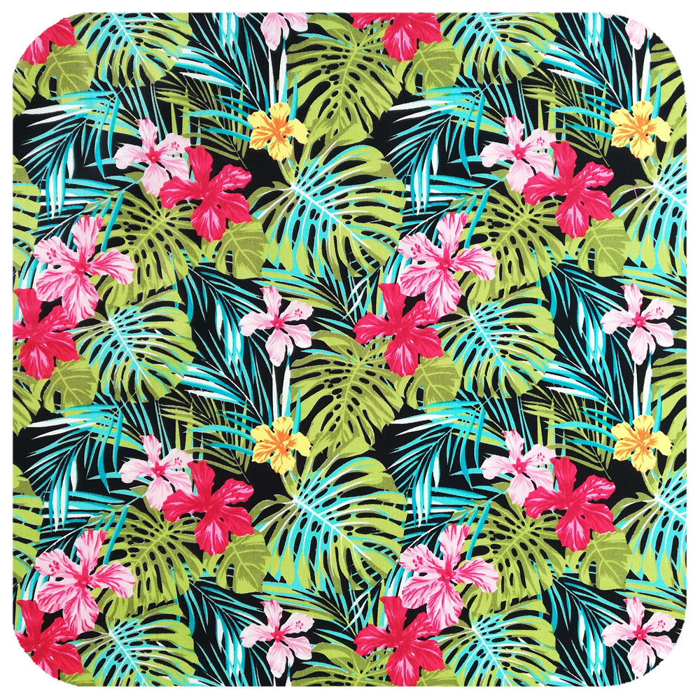 Tropical Tiki Bandana, fabric detail | The Inkabilly Emporium