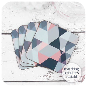 Matching Grey and Pink Coasters in our Scandi Homewares Collection  | The Inkabilly Emporium