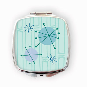 Atomic Starburst Compact Mirror by Inkabilly