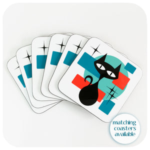 Matching Atomic Cat Coasters | The Inkabilly Emporium