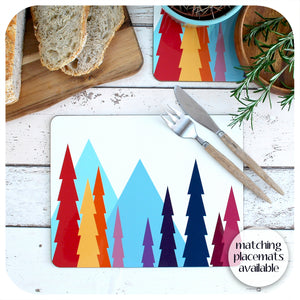 Matching Nordic Trees Placemats available | The Inkabilly Emporium