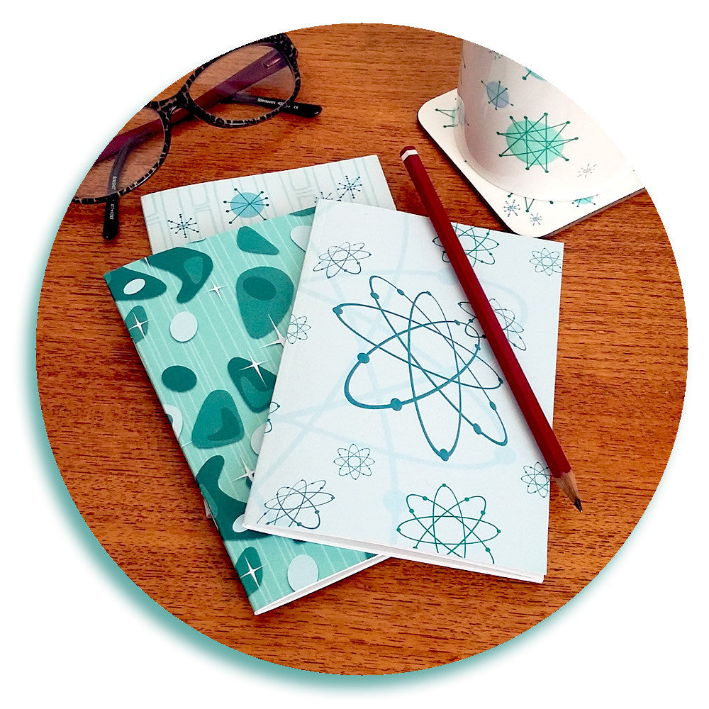 Atomic notebooks by Inkabilly