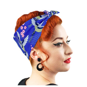 Japanese Blossom Bandana | The Inkabilly Emporium