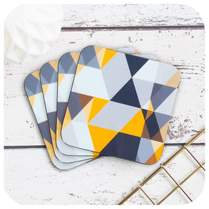 Scandi Geometric Coaster set  | The Inkabilly Emporium