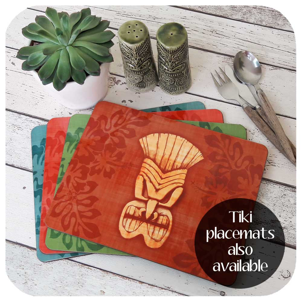 Tiki Mask Placemats available  | The Inkabilly Emporium