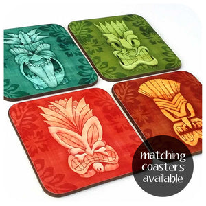 Tiki Coasters, set of four | The Inkabilly Emporium